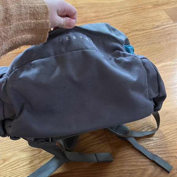 The North Face Jester Blue and Grey Backpack - Picture 2 of 7